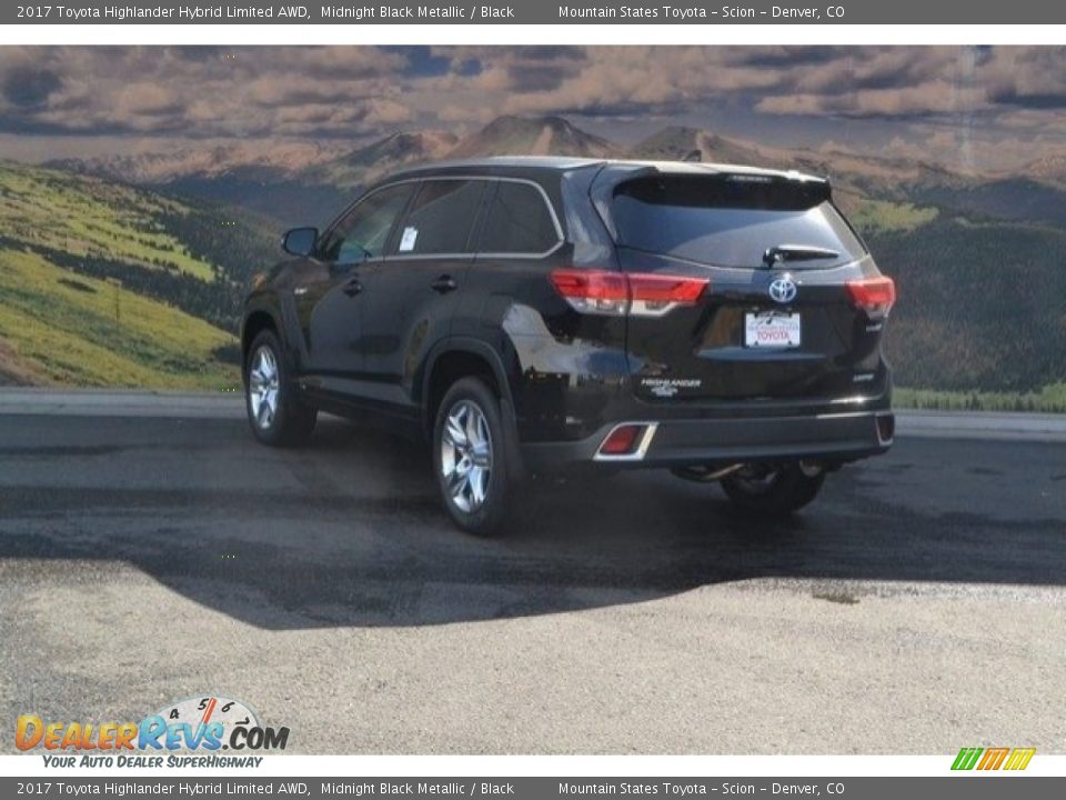 2017 Toyota Highlander Hybrid Limited AWD Midnight Black Metallic / Black Photo #3