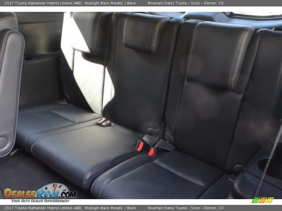 2017 Toyota Highlander Hybrid Limited AWD Midnight Black Metallic / Black Photo #8