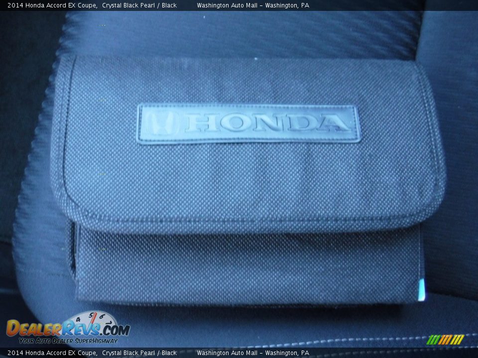 2014 Honda Accord EX Coupe Crystal Black Pearl / Black Photo #25