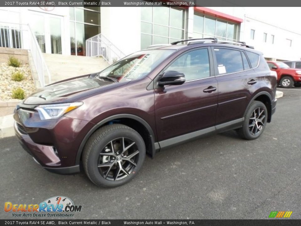 2017 Toyota RAV4 SE AWD Black Current Metallic / Black Photo #5
