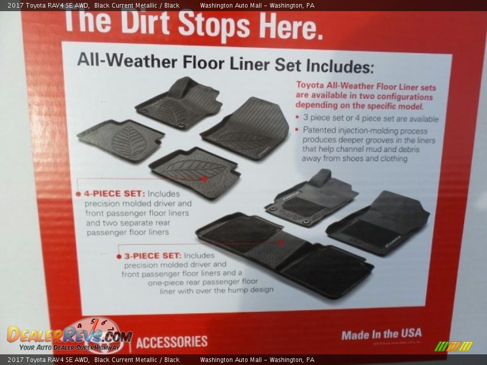 2017 Toyota RAV4 SE AWD Black Current Metallic / Black Photo #13