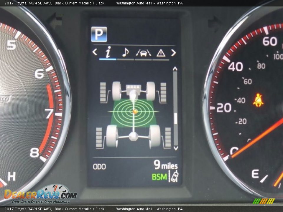 2017 Toyota RAV4 SE AWD Black Current Metallic / Black Photo #22