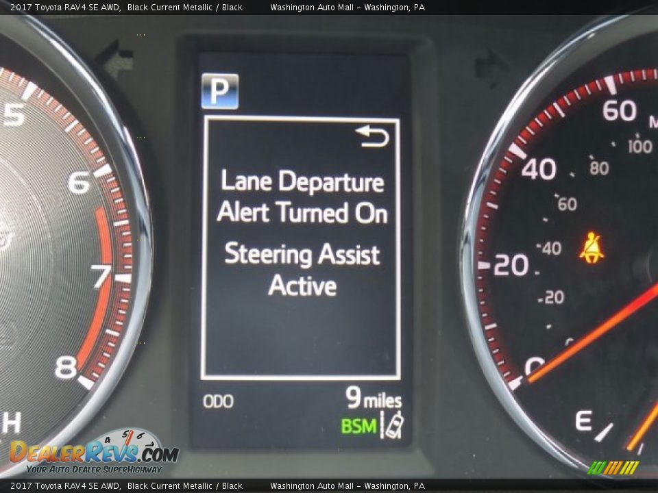 2017 Toyota RAV4 SE AWD Black Current Metallic / Black Photo #26