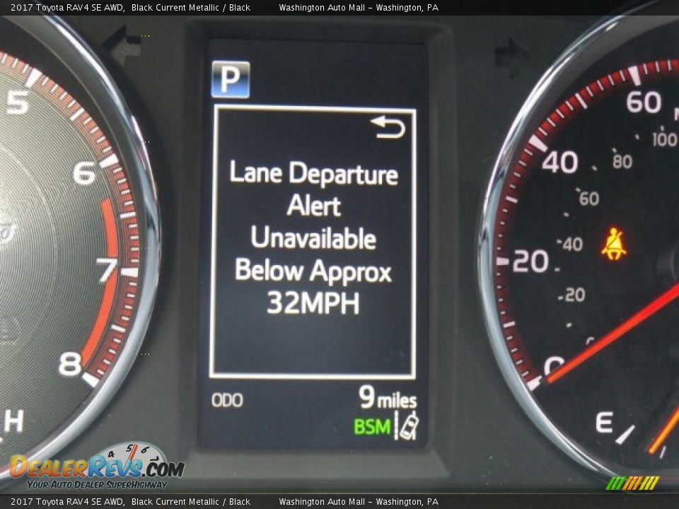 2017 Toyota RAV4 SE AWD Black Current Metallic / Black Photo #27