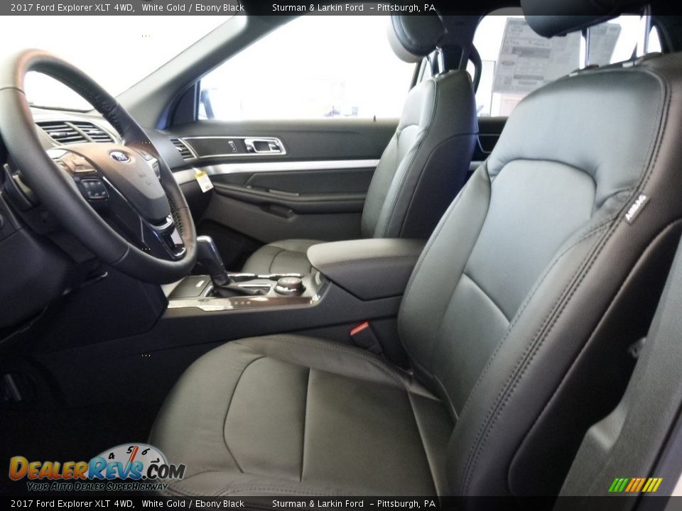 2017 Ford Explorer XLT 4WD White Gold / Ebony Black Photo #7