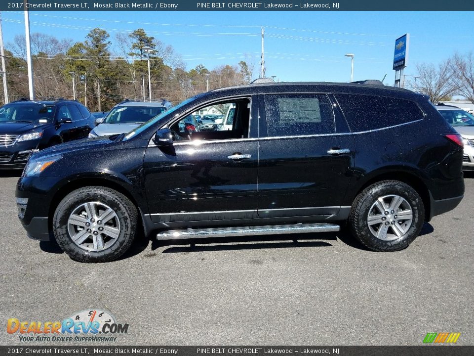 2017 Chevrolet Traverse LT Mosaic Black Metallic / Ebony Photo #3