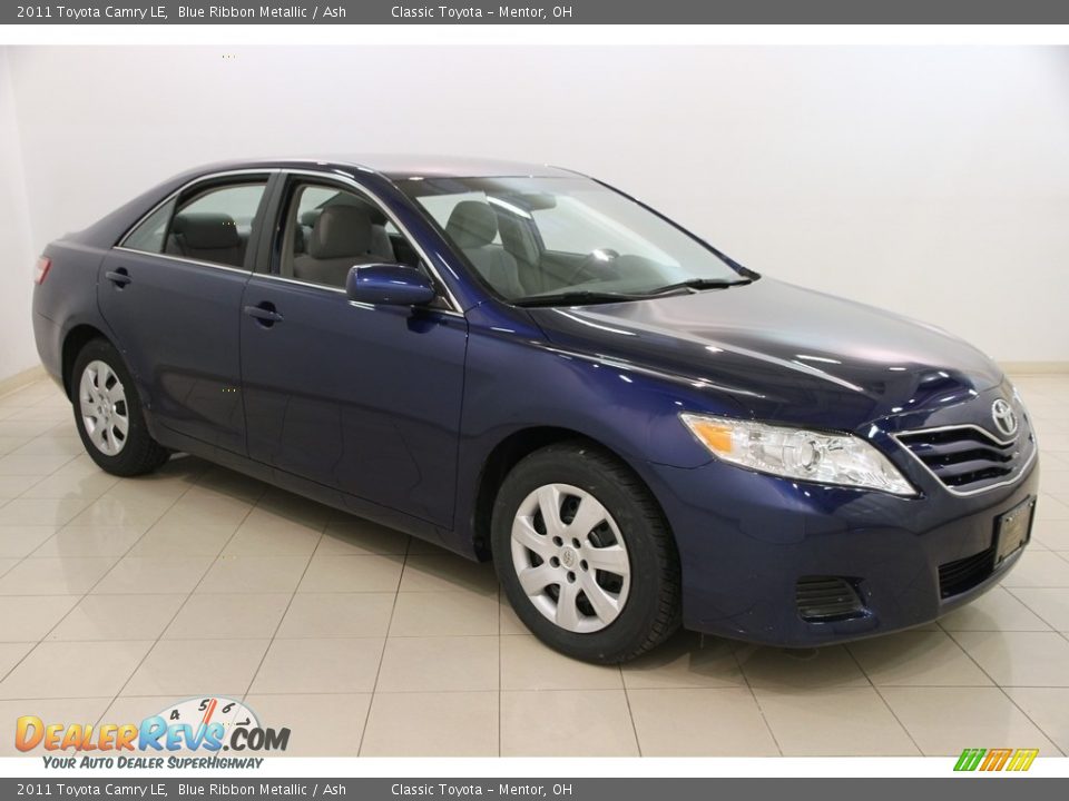 2011 Toyota Camry LE Blue Ribbon Metallic / Ash Photo #1