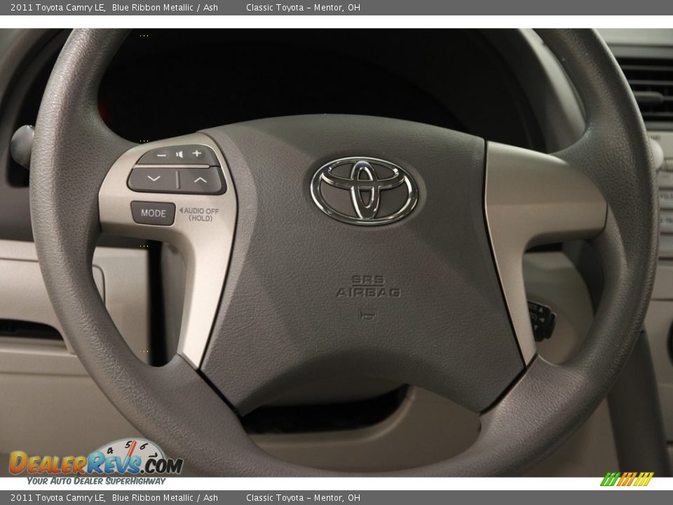2011 Toyota Camry LE Blue Ribbon Metallic / Ash Photo #6