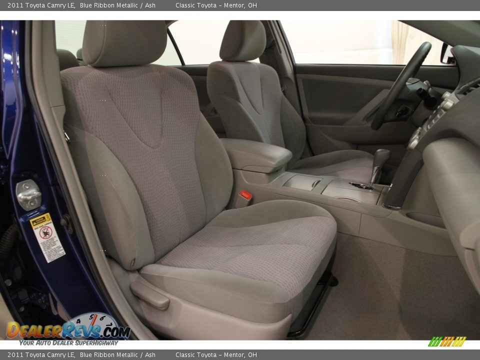 2011 Toyota Camry LE Blue Ribbon Metallic / Ash Photo #11
