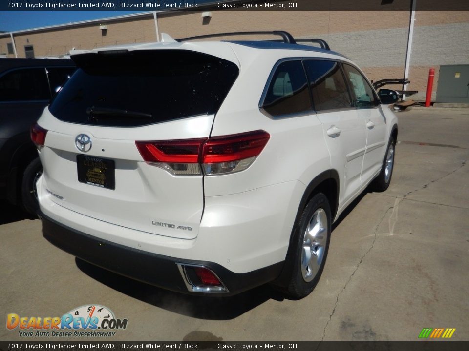 2017 Toyota Highlander Limited AWD Blizzard White Pearl / Black Photo #2