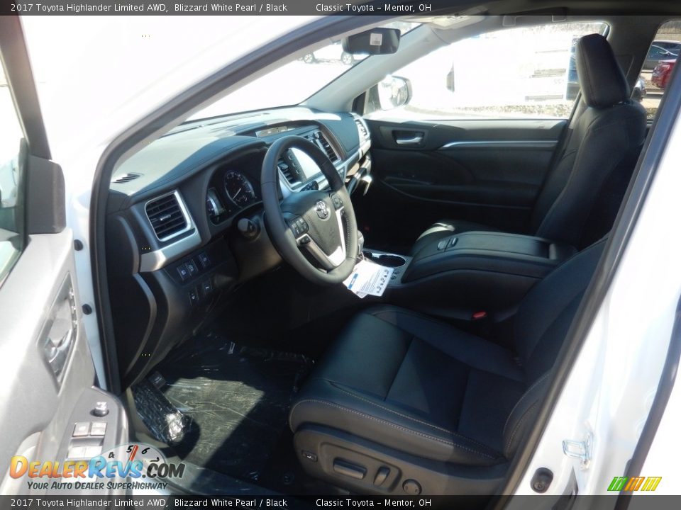 2017 Toyota Highlander Limited AWD Blizzard White Pearl / Black Photo #3