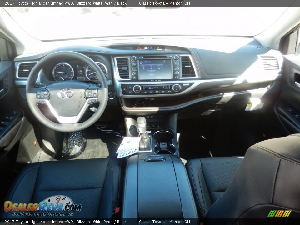 2017 Toyota Highlander Limited AWD Blizzard White Pearl / Black Photo #4