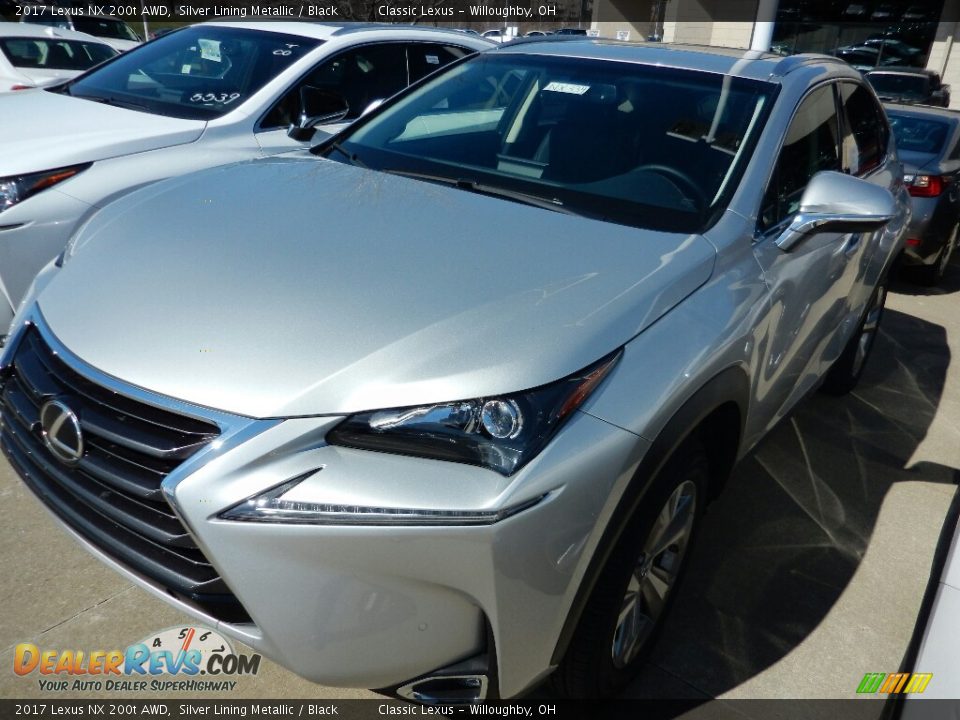 2017 Lexus NX 200t AWD Silver Lining Metallic / Black Photo #1