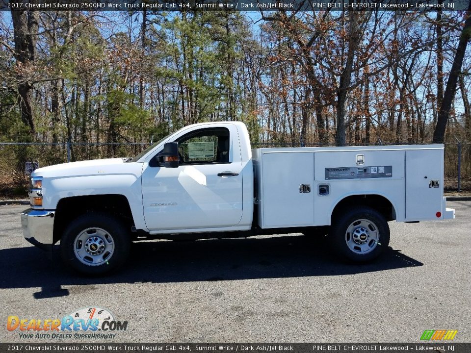 2017 Chevrolet Silverado 2500HD Work Truck Regular Cab 4x4 Summit White / Dark Ash/Jet Black Photo #3