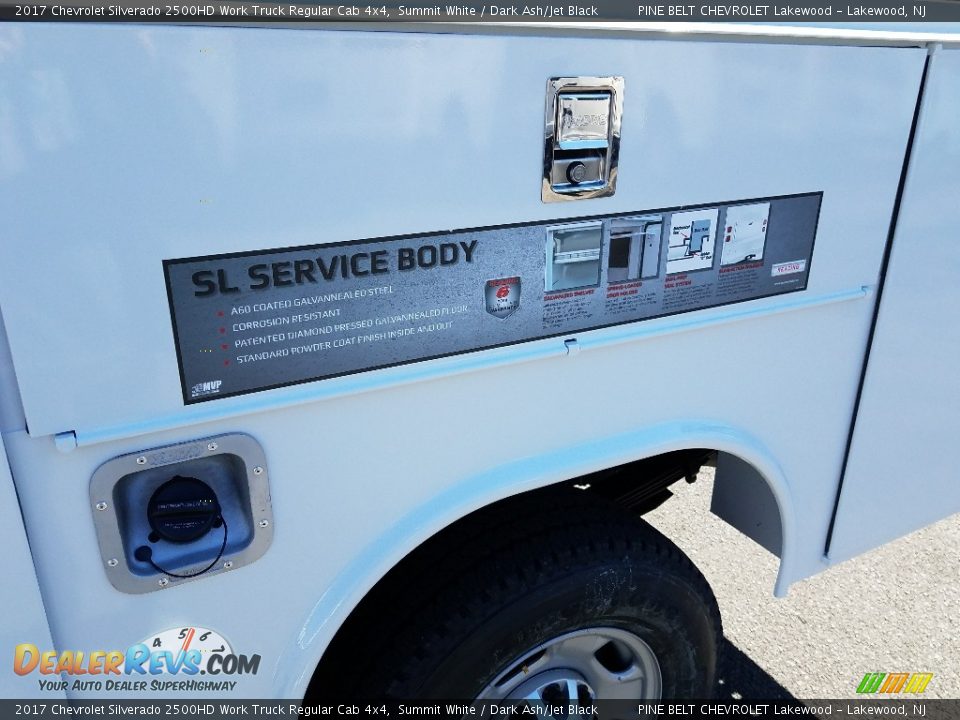 2017 Chevrolet Silverado 2500HD Work Truck Regular Cab 4x4 Summit White / Dark Ash/Jet Black Photo #6