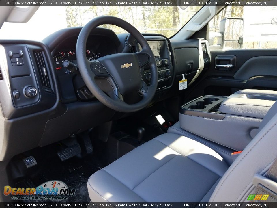 2017 Chevrolet Silverado 2500HD Work Truck Regular Cab 4x4 Summit White / Dark Ash/Jet Black Photo #7