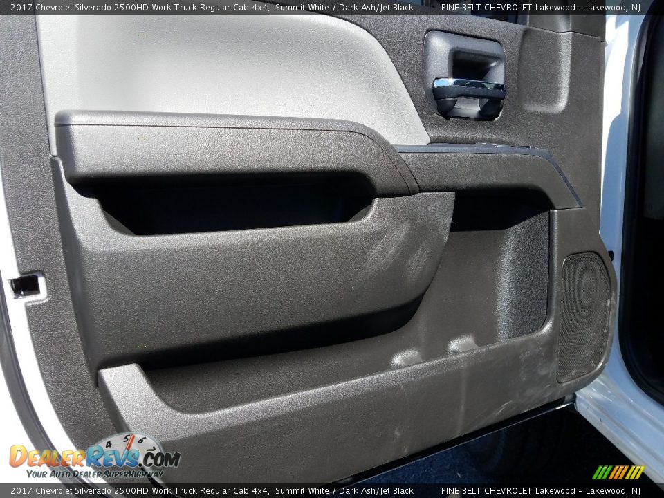 2017 Chevrolet Silverado 2500HD Work Truck Regular Cab 4x4 Summit White / Dark Ash/Jet Black Photo #8