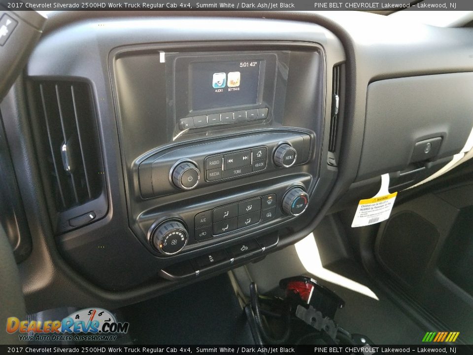 2017 Chevrolet Silverado 2500HD Work Truck Regular Cab 4x4 Summit White / Dark Ash/Jet Black Photo #10