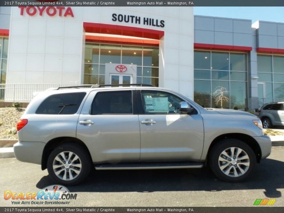 2017 Toyota Sequoia Limited 4x4 Silver Sky Metallic / Graphite Photo #2