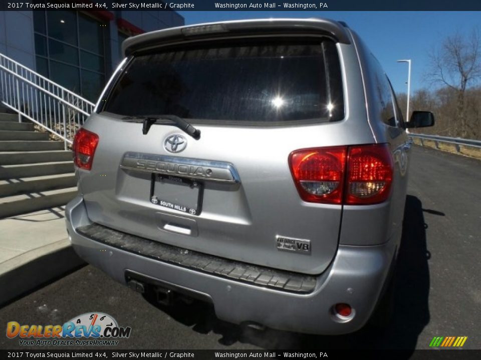 2017 Toyota Sequoia Limited 4x4 Silver Sky Metallic / Graphite Photo #4