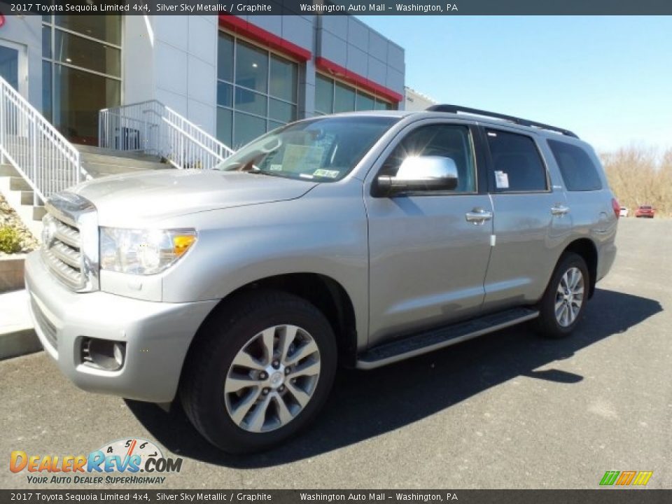 2017 Toyota Sequoia Limited 4x4 Silver Sky Metallic / Graphite Photo #5