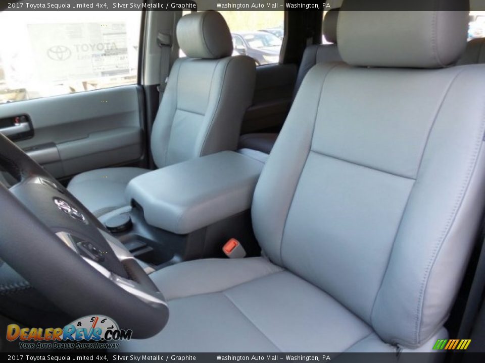 2017 Toyota Sequoia Limited 4x4 Silver Sky Metallic / Graphite Photo #10