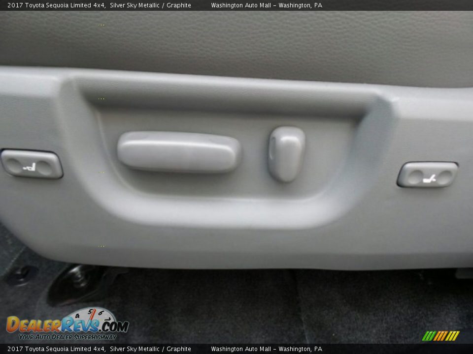 2017 Toyota Sequoia Limited 4x4 Silver Sky Metallic / Graphite Photo #19