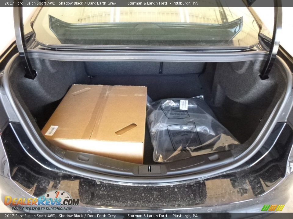 2017 Ford Fusion Sport AWD Shadow Black / Dark Earth Grey Photo #3