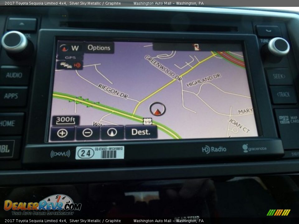 2017 Toyota Sequoia Limited 4x4 Silver Sky Metallic / Graphite Photo #28