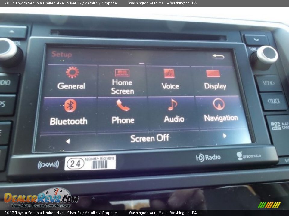 2017 Toyota Sequoia Limited 4x4 Silver Sky Metallic / Graphite Photo #29