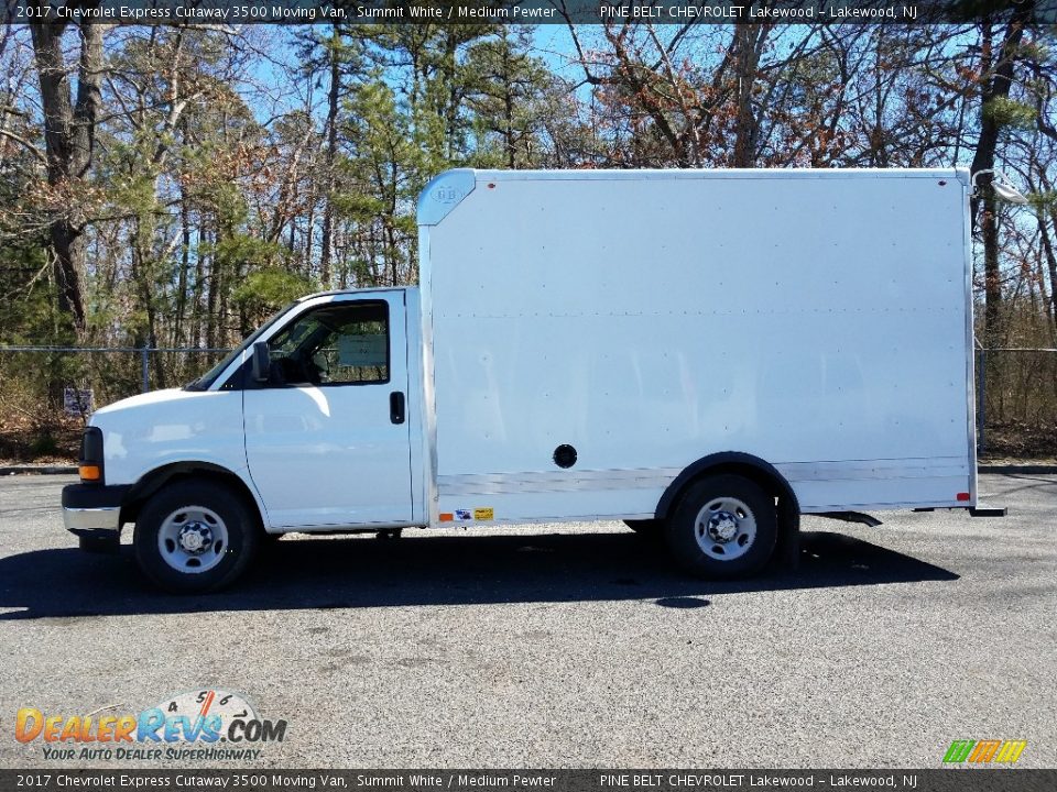 2017 Chevrolet Express Cutaway 3500 Moving Van Summit White / Medium Pewter Photo #3