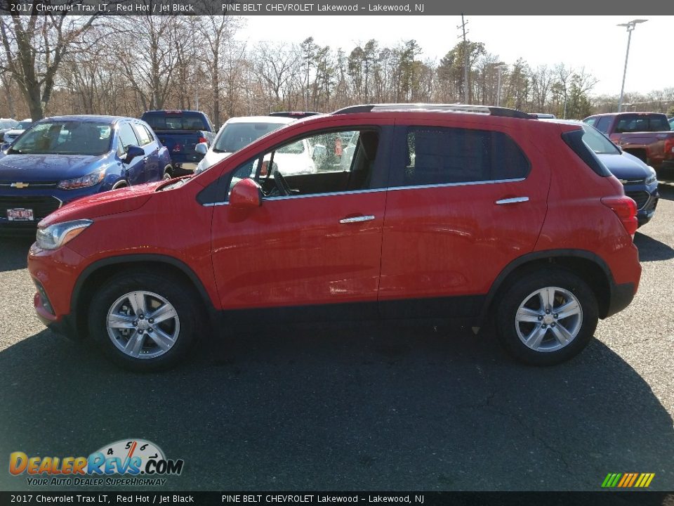 2017 Chevrolet Trax LT Red Hot / Jet Black Photo #3