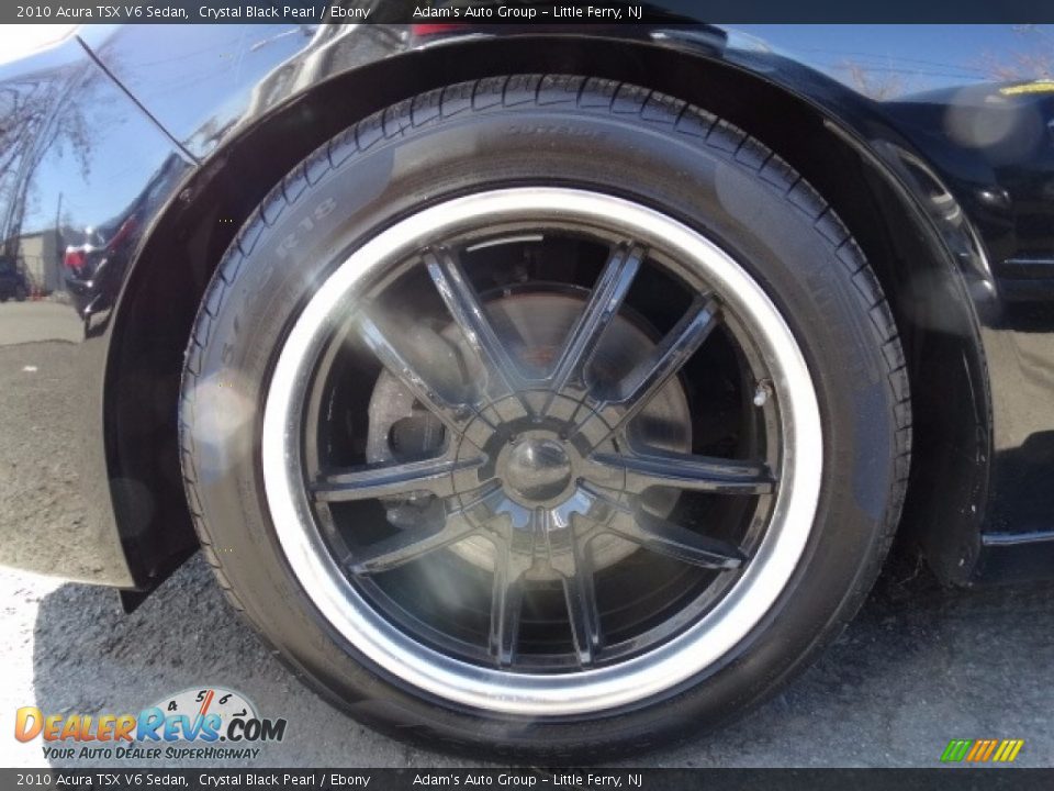2010 Acura TSX V6 Sedan Crystal Black Pearl / Ebony Photo #7