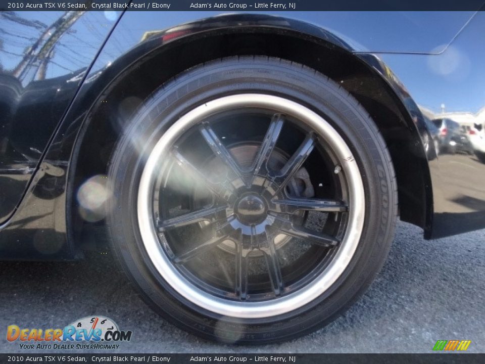 2010 Acura TSX V6 Sedan Crystal Black Pearl / Ebony Photo #8