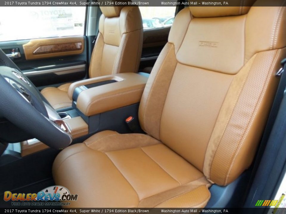 Front Seat of 2017 Toyota Tundra 1794 CrewMax 4x4 Photo #12