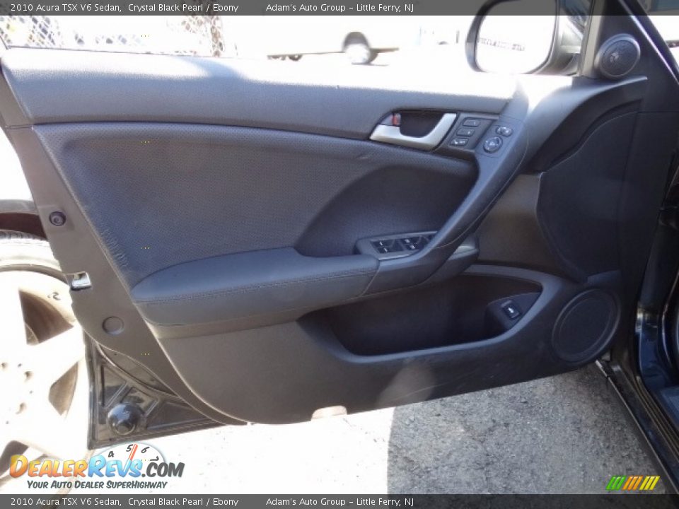 2010 Acura TSX V6 Sedan Crystal Black Pearl / Ebony Photo #11