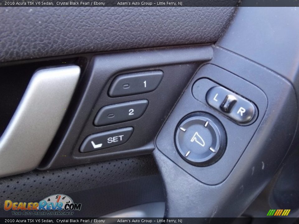 2010 Acura TSX V6 Sedan Crystal Black Pearl / Ebony Photo #12