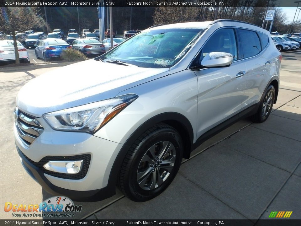 2014 Hyundai Santa Fe Sport AWD Moonstone Silver / Gray Photo #7