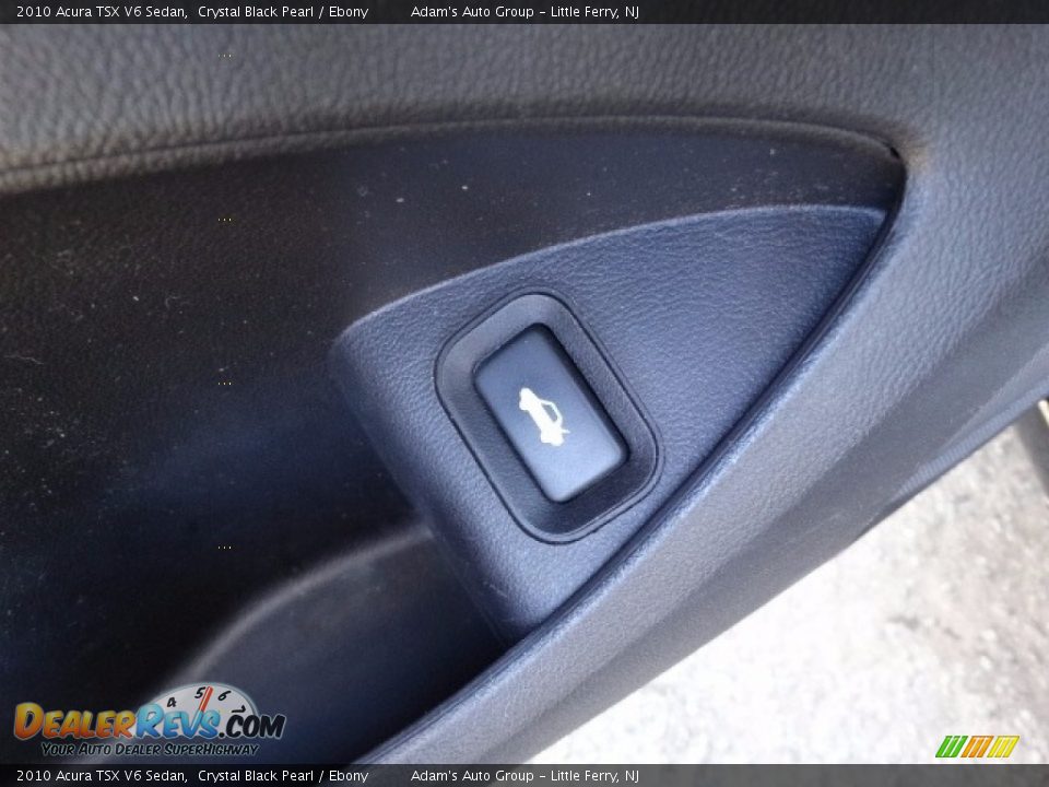 2010 Acura TSX V6 Sedan Crystal Black Pearl / Ebony Photo #14
