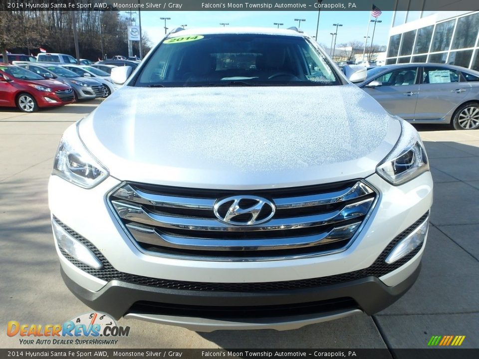 2014 Hyundai Santa Fe Sport AWD Moonstone Silver / Gray Photo #8