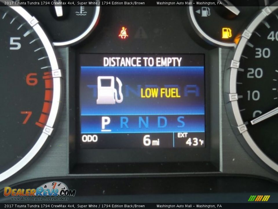 2017 Toyota Tundra 1794 CrewMax 4x4 Super White / 1794 Edition Black/Brown Photo #22