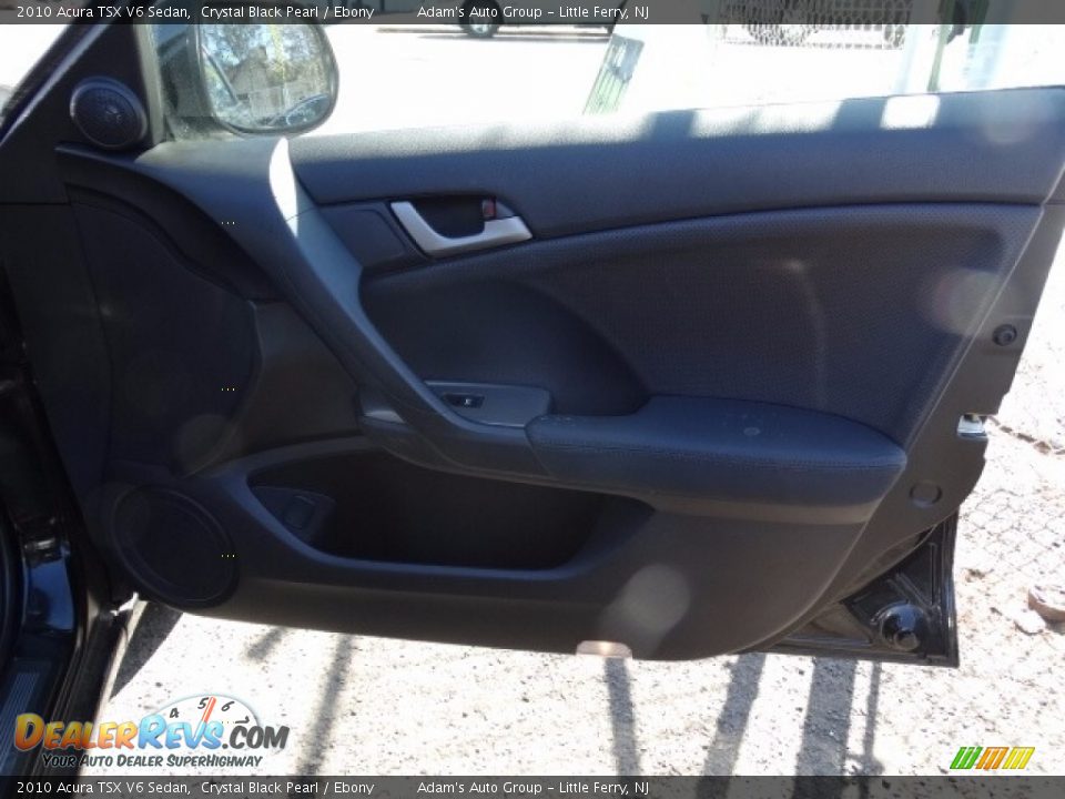2010 Acura TSX V6 Sedan Crystal Black Pearl / Ebony Photo #19