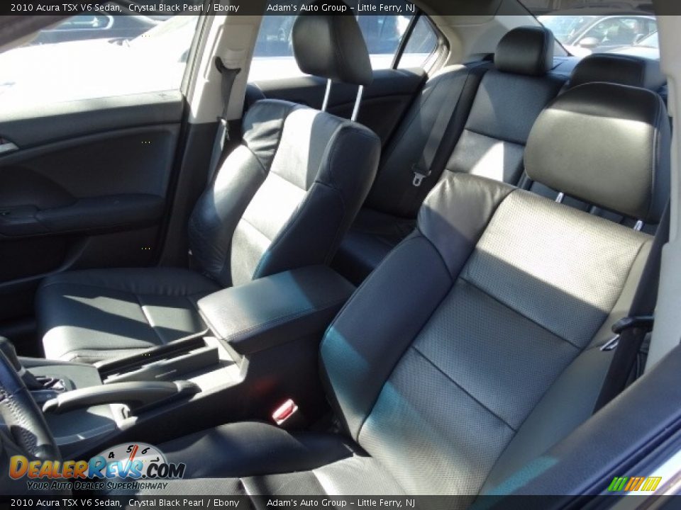 2010 Acura TSX V6 Sedan Crystal Black Pearl / Ebony Photo #21