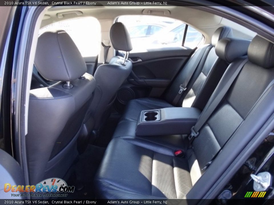 2010 Acura TSX V6 Sedan Crystal Black Pearl / Ebony Photo #22