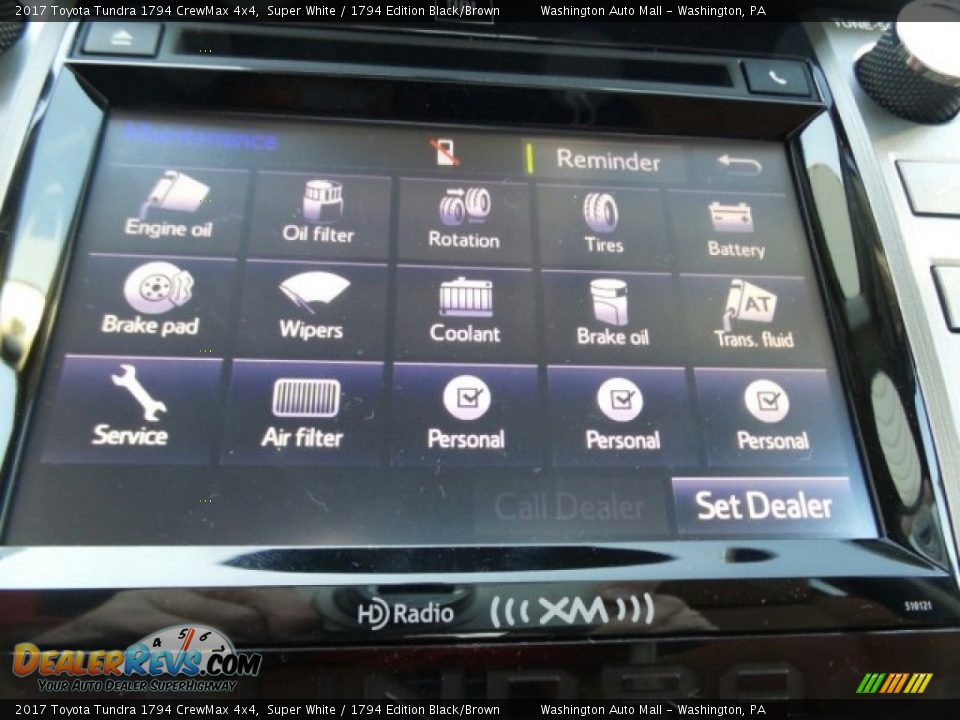 Controls of 2017 Toyota Tundra 1794 CrewMax 4x4 Photo #34