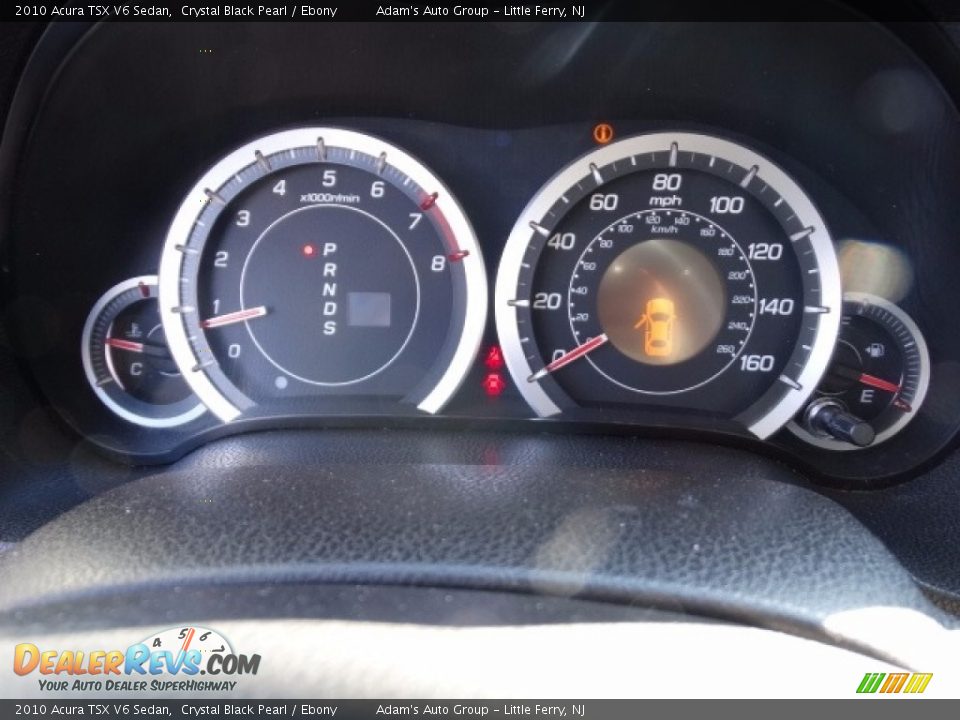 2010 Acura TSX V6 Sedan Crystal Black Pearl / Ebony Photo #26