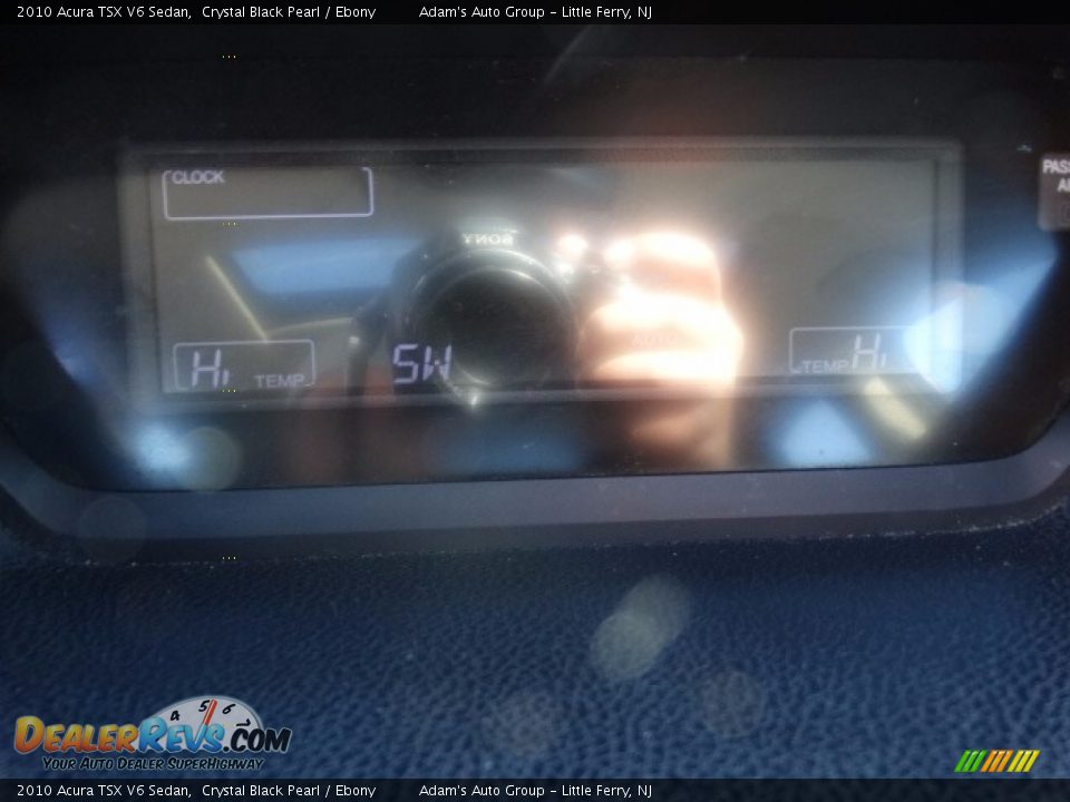 2010 Acura TSX V6 Sedan Crystal Black Pearl / Ebony Photo #27