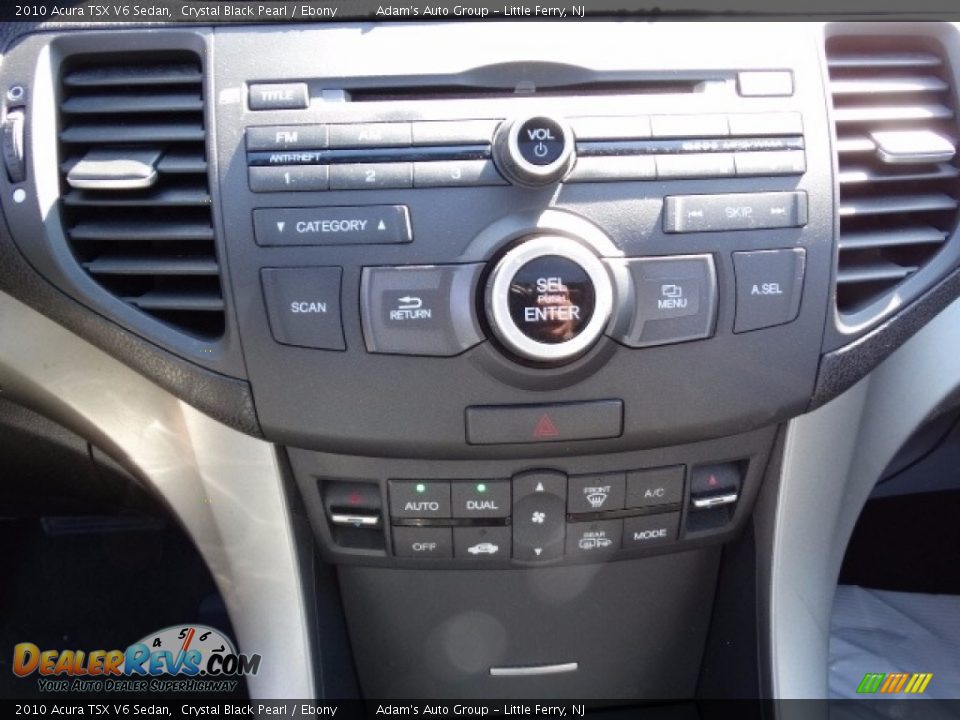 2010 Acura TSX V6 Sedan Crystal Black Pearl / Ebony Photo #28