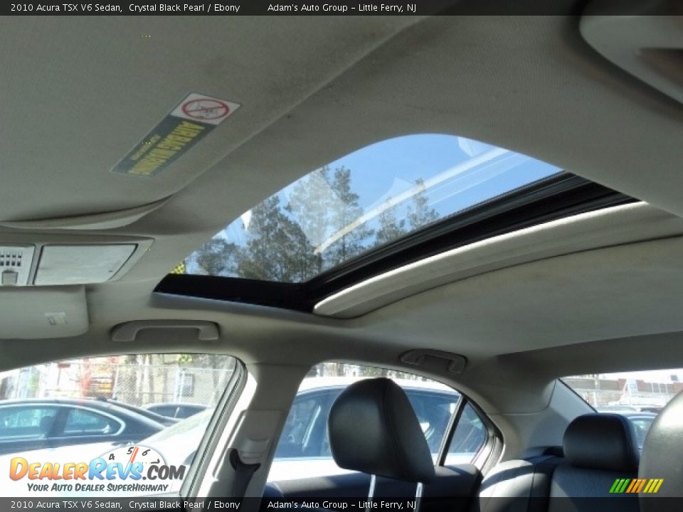 2010 Acura TSX V6 Sedan Crystal Black Pearl / Ebony Photo #30