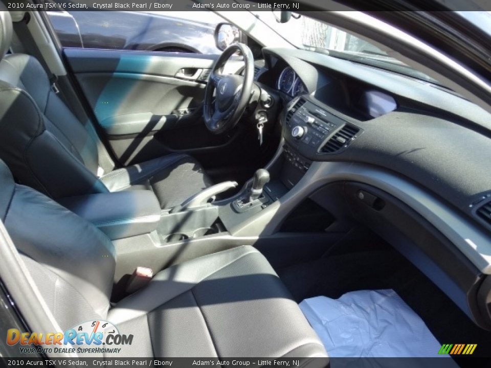 2010 Acura TSX V6 Sedan Crystal Black Pearl / Ebony Photo #31